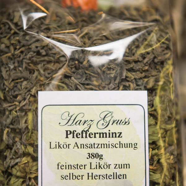 Liköransatzmischung Pfefferminz