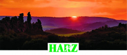 Panorama Foto Magnet Harz